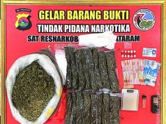 4 Pelaku Ditangkap, Polisi Amankan 5 Kg Ganja dan 13,74 Gram Sabu