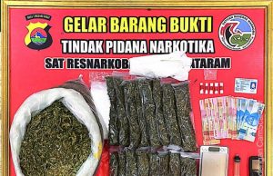 4 Pelaku Ditangkap, Polisi Amankan 5 Kg Ganja dan 13,74 Gram Sabu
