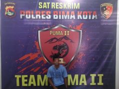 Hamili Keponakannya, Pemuda Ini Ditangkap Pelaku diamankan di Polres Bima Kota. (foto istimewa/poldantb)