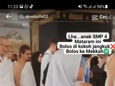 Viral Video Siswi SMPN 4 Mataram Bolos Sekolah ke Mekkah
