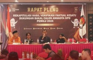 17 Balon DPD RI Dapil NTB Memenuhi Syarat, 7 Dinyatakan BMS