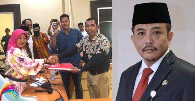 
					 Penyerahan berkas rekomendasi Lalu Niqman Zahir dari berbagai elemen masyarakat untuk menjadi Penjabat (Pj) Gubernur NTB.(foto istimewa)
