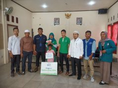 Kades Bengkaung, Sambut Hangat Bantuan 40 Juta dari Rumah Yatim Mataram untuk salah satu Warganya