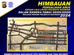 Pawai Ogoh-ogoh dan Perang Api, Polresta Mataram Siapkan Jalur Alternatif