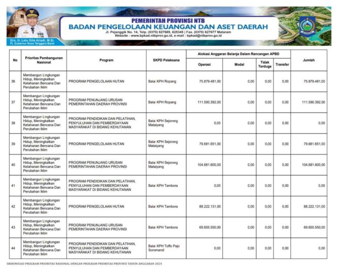 
					Sikronisasi Program Prioritas Nasional Dengan Program Prioritas Provinsi Tahun Anggaran 2024