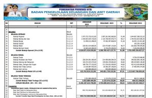 Laporan Realisasi Anggaran Pendapatan Dan Belanja Daerah Untuk Tahun Yang Berakhir Sampai Dengan 31 Desember 2023 Dan 2022