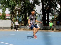 Kodim Bima Jaga Kebugaran Anggota dengan Olahraga Tenis