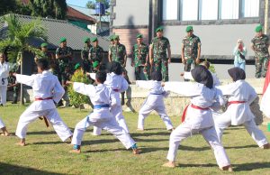 Kontingen Karate Inkai Kodim Bima Kembali Sabet Medali Emas di Liga Bupati Cup