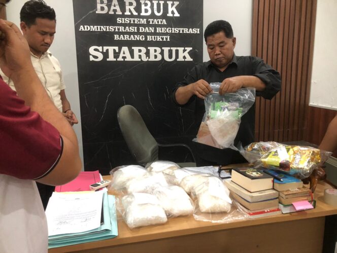 
					Polres Lombok Tengah Titip 7,34 Kg Shabu di Polda NTB