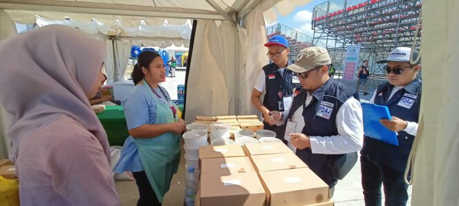 
					Balai Besar POM Mataram Uji Keamanan Konsumsi Produk UMKM di Sirkuit Mandalika 