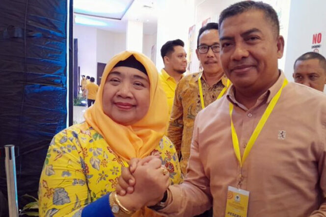 
					Paslon Hj Sumiatun-Ibnu Salim. (foto : istimewa)