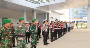 200 Personel Gabungan Siap Amankan Debat Perdana Pilkada Bupati dan Wabup Lombok Tengah
