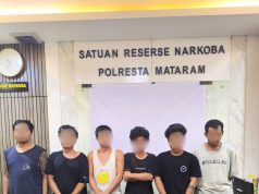 Diduga Konsumsi Shabu, 6 Orang Pria di Mataram Diamankan Polisi