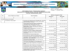 REKAPITULASI BELANJA UNTUK PEMENUHAN SPM TAHUN ANGGARAN 2024