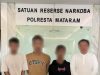 Polisi Tangkap 4 Terduga Pengedar Shabu di Wilayah Mataram