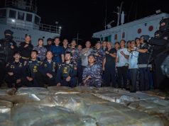 BNN Temukan 67 Dus Shabu di Dalam Kapal MT Sea Dragon