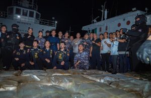 BNN Temukan 67 Dus Shabu di Dalam Kapal MT Sea Dragon