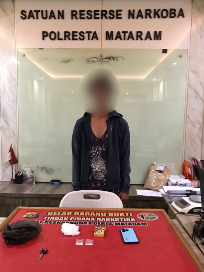 
					Diduga jadi Pengedar Shabu, Seorang Keturunan Tionghoa Ditangkap Satreskoba Polresta Mataram