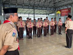 Persiapan Pembentukan Gugus Depan, Warga Binaan Lapas Lombok Barat Dilatih Dasar-Dasar Pramuka