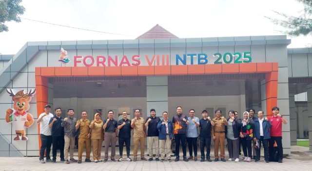 Kadispora NTB Tinjau Sekretariat FORNAS VIII: Ini Momentum Ekonomi dan Persiapan Menuju PON 2028