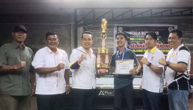 
					KONI Kota Mataram Cup I ala POBSI Sukses Digelar di EVO Billiard