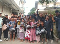 TEGAR NTB Bagikan Sembako kepada Korban Banjir Bandang di Kampung Pandan Salas