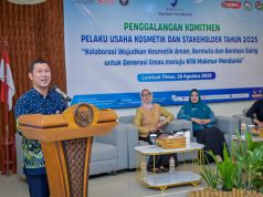 Balai Besar POM Mataram Kembali Penggalangan Komitmen Pelaku Usaha Kosmetik di Lombok Timur