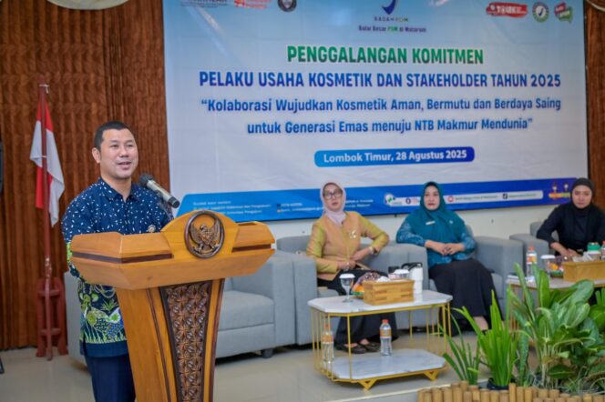 
					Balai Besar POM Mataram Kembali Penggalangan Komitmen Pelaku Usaha Kosmetik di Lombok Timur