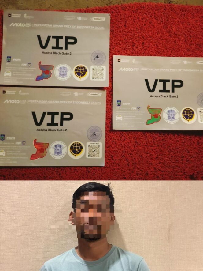 
					Diduga Pelaku Pemalsuan Stiker VIP MotoGP Mandalika Ditangkap, Kerugian Penyelenggara Capai 1,1 Milyar