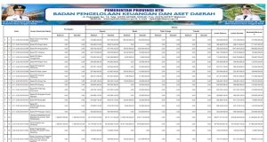 Ringkasan Apbd Yang Diklasifikasikan Menurut Urusan Pemerintahan Daerah Dan Organisasi Tahun Anggaran 2025