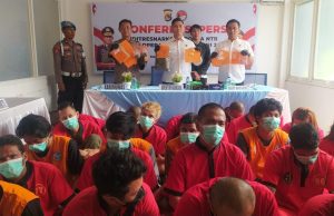 Dalam Dua Pekan Polisi Ungkap 112 Kasus Narkoba di NTB