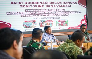 Pemprov NTB dan Korem 162/WB Percepat Pembangunan Gerai Koperasi Desa/Kelurahan Merah Putih