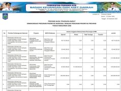 SINKRONISASI PROGRAM PRIORITAS NASIONAL DENGAN PROGRAM PRIORITAS PROVINSI TAHUN ANGGARAN 2026