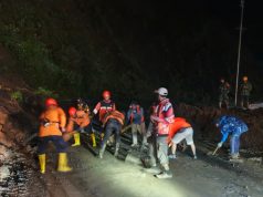 Pemprov NTB Gerak Cepat Bersihkan Material Longsor Jalur Pusuk Sembalun