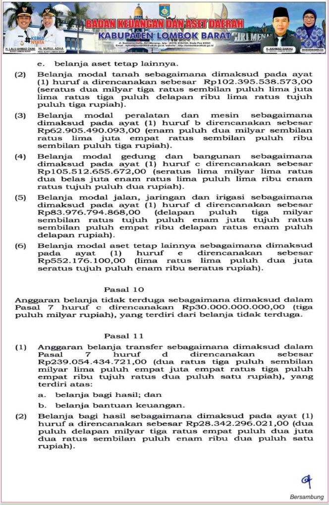 
					Laporan Keuangan BPKAD Lombok Barat