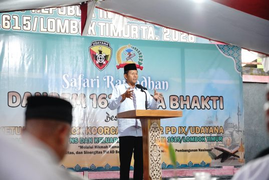 Danrem 162/WB Ingatkan Babinsa Harus Aktif Mengawal Program MBG