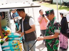 Perkuat Kepedulian Sosial dan Stabilitas Ekonomi Masyarakat, Danrem 162/WB Hadiri Bazar Ramadhan TNI di Kodim Sumbawa