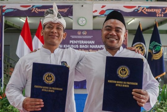 1.212 Warga Binaan Lapas Lombok Barat Terima Remisi Khusus Hari Raya Nyepi & Idul Fitri 1447 H, 6 Orang Langsung Bebas