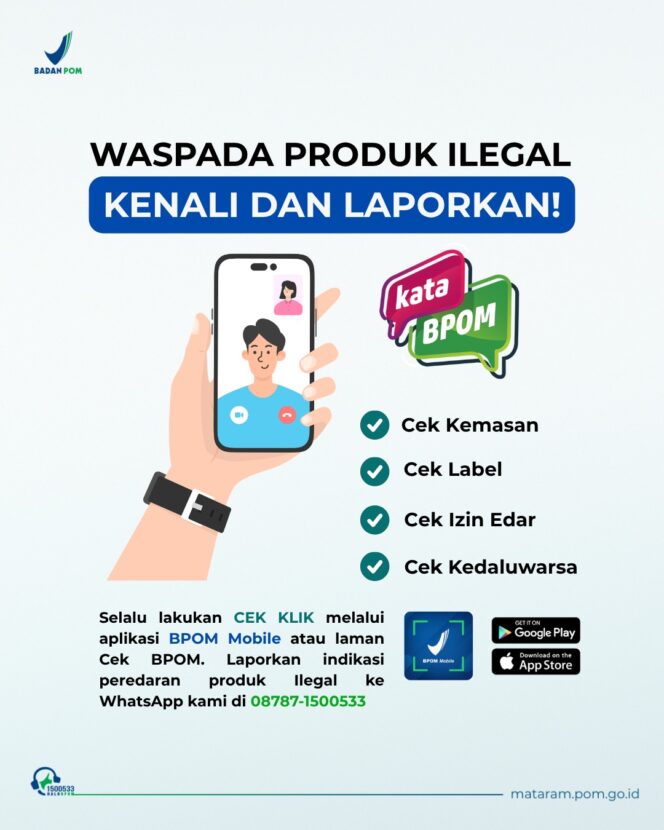 
					Waspada! Produk Ilegal Marak Beredar di Media Sosial