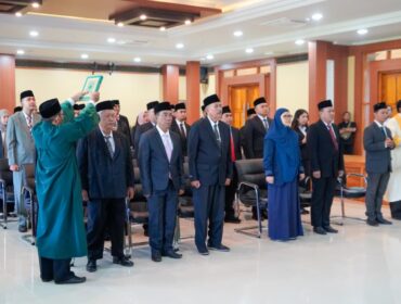 Pelantikan dan pengambilan sumpah/janji 35 pejabat fungsional Pemprov NTB. (Foto: Dok/ Ist) 