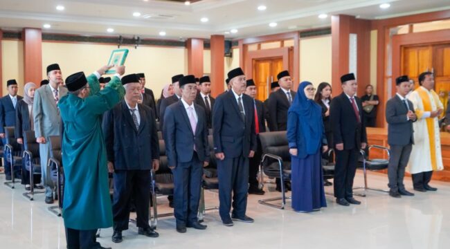Pelantikan dan pengambilan sumpah/janji 35 pejabat fungsional Pemprov NTB. (Foto: Dok/ Ist) 