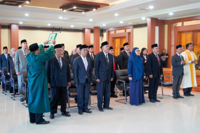 
					Pelantikan dan pengambilan sumpah/janji 35 pejabat fungsional Pemprov NTB. (Foto: Dok/ Ist) 