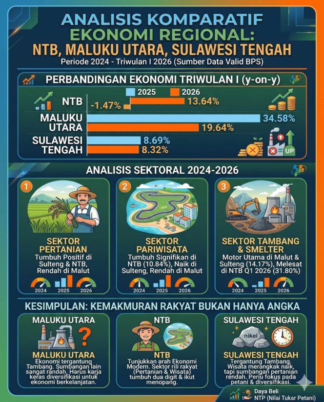 
					Menggugat Angka Pertumbuhan: Menakar Kemakmuran Rakyat di Balik Kemilau Ekonomi Regional