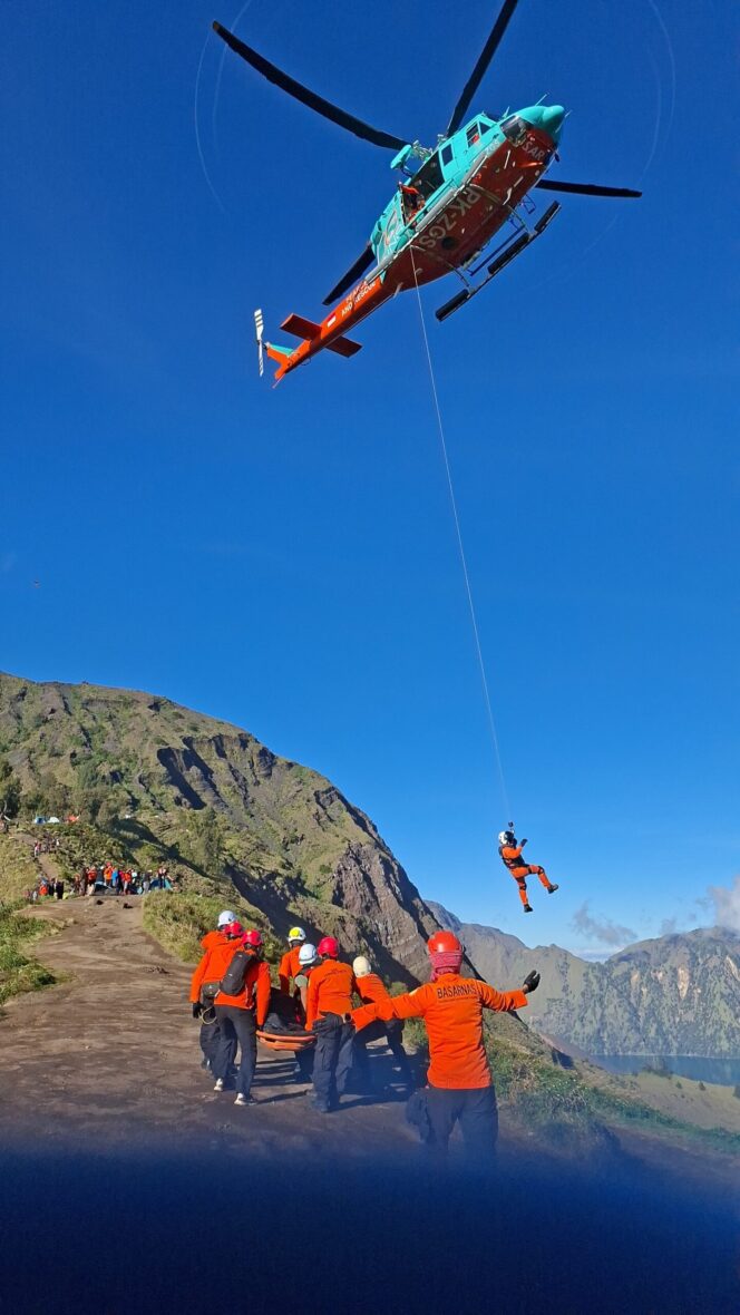 
					Pendaki asal Malaysia Berhasil Dievakuasi di Gunung Rinjani