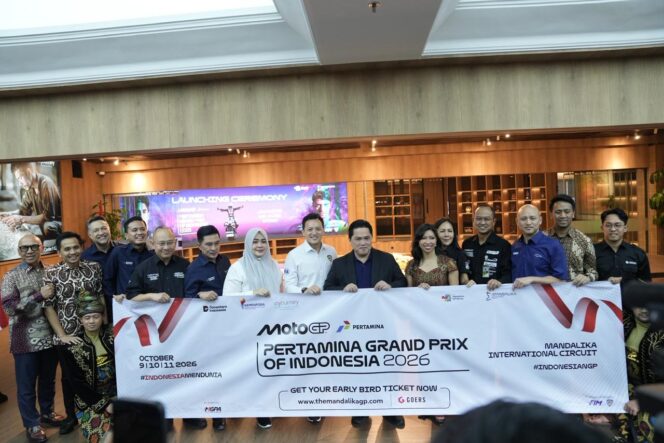 
					Penjualan Tiket Pertamina Grand Prix of Indonesia 2026 Resmi Dibuka