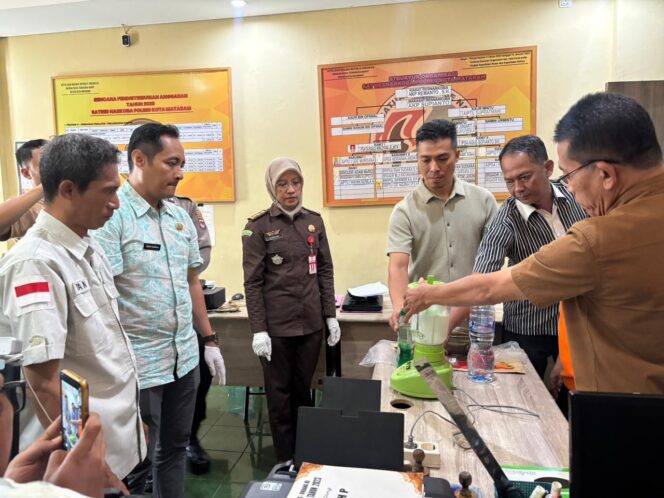 
					Polresta Mataram Kembali Musnahkan 7,52 Gram Sabu