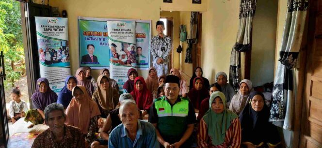 
					MA NWDI Gereneng dan LAZ DASI NTB Santuni 20 Anak Yatim dan 30 Kaum Duafa