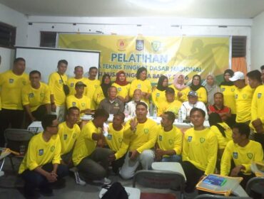 Peserta Pelatihan Tenaga Teknis Atletik Tingkat Dasar Nasional