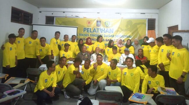 Peserta Pelatihan Tenaga Teknis Atletik Tingkat Dasar Nasional