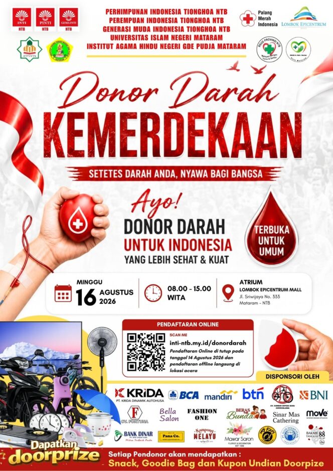 
					INTI NTB Kembali Gelar Donor Darah, Target 1200 Kantong Darah